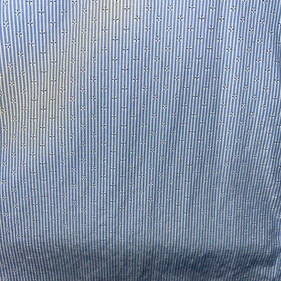 x Peter Millar Shirt Men Large Blue 100% Cotton Geometric Pattern Long Sleeve - Picture 3 of 8